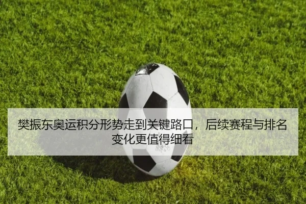 樊振东奥运积分形势走到关键路口，后续赛程与排名变化更值得细看